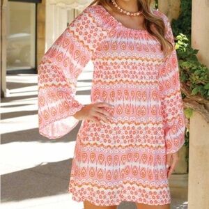 Angela Moore - Womens Dress Size Small Boho Floral Paisley - Never Worn